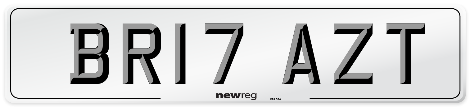BR17 AZT Number Plate from New Reg